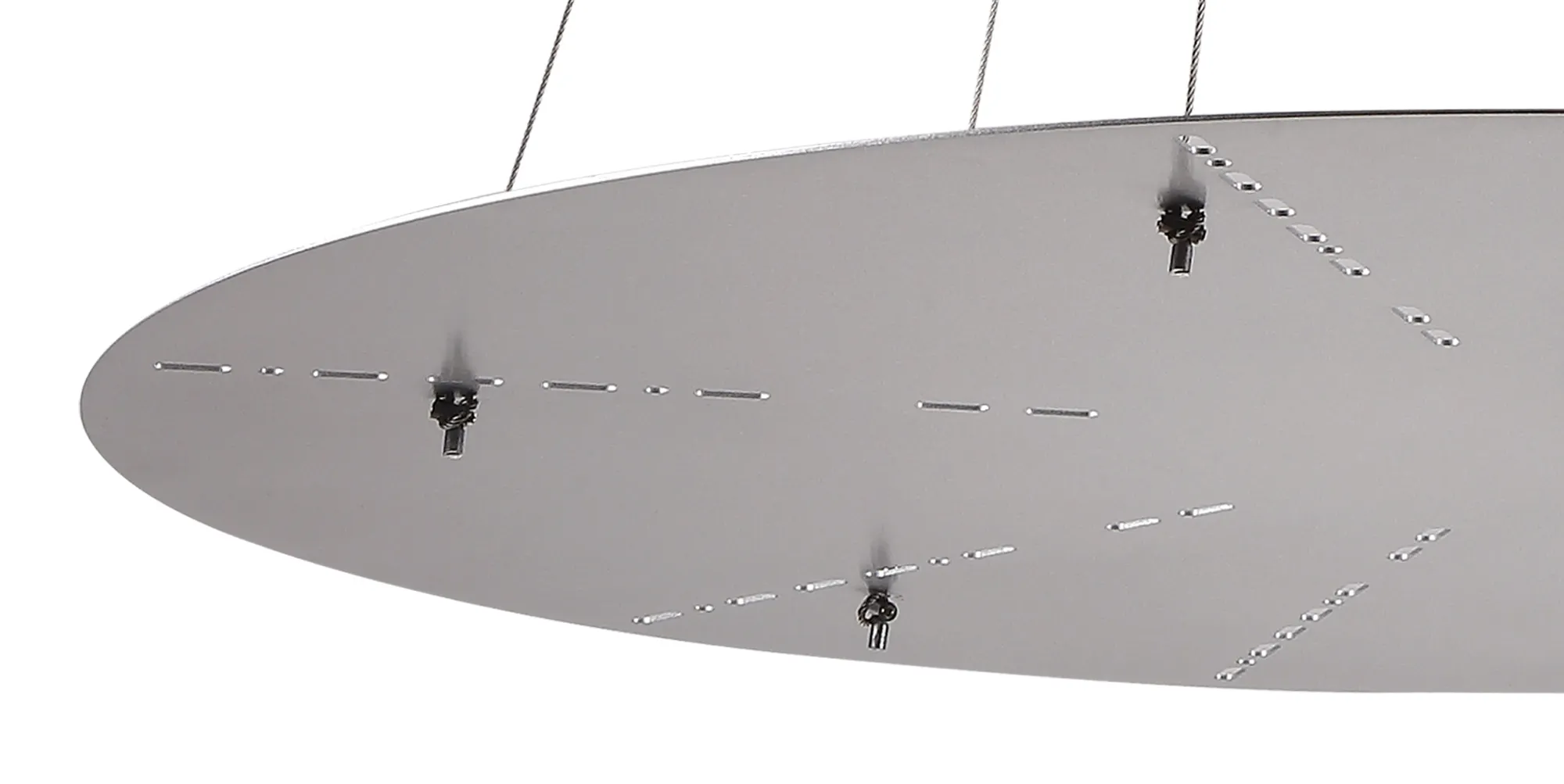 Lowan 790mm 3m Suspension Plate (Max Load 40kg) Polished Chrome, Silver D0566  Deco Lowan Chrome